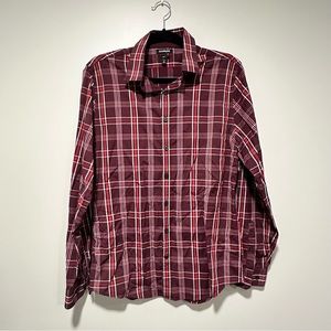 Men’s Express Plaid Button Down